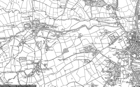 Historic Ordnance Survey Map of Weoley Castle, 1882