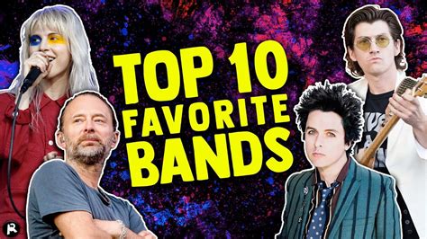 TOP 10 FAVORITE BANDS OF ALL TIME | ARTV (2020 Version) - YouTube