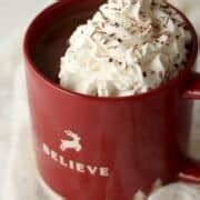 Christmas Hot Chocolate | Kathleen's Cravings