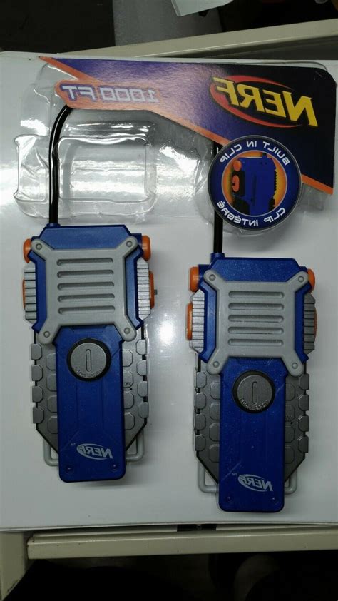 NEW Nerf Walkie Talkie Kids Fun Game Recreation,