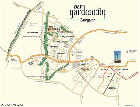 DLF Garden City Location Map | Sector 91, Gurgaon