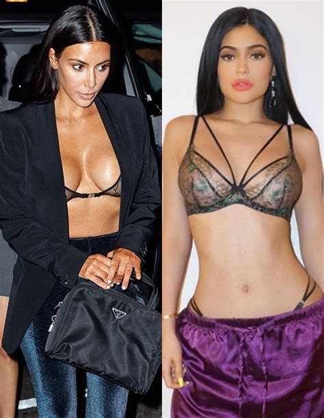 Kim Kardashian Vs. Kylie Jenner See-Through Bras: Who’s Sexier? – Hollywood Life