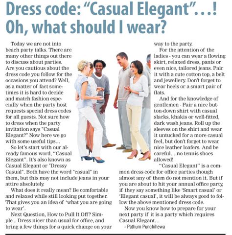 Stories of the open road: Dress code: “Casual Elegant”…! Oh, what should I wear?