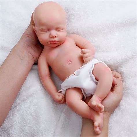 BABESIDE Reborn Baby Dolls Silicone Full Body 13 Inches Solid Platinum ...