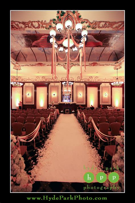 This ceremony setup of the Driskill Ballroom is overflowing with ...