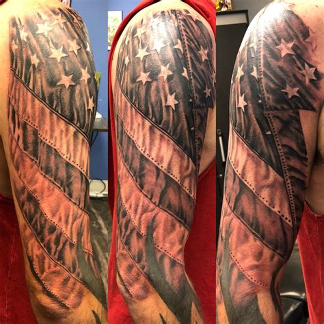 American Flag Tattoos Sleeves