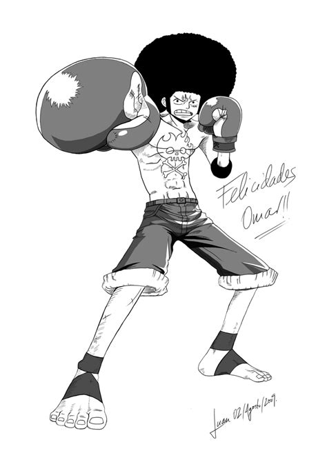 Afro Luffy. by HidemitsuAkechi on DeviantArt