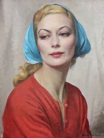 Herbert James Gunn, woman in headscarf More Oil Portrait, Portrait Drawing, Portrait Painting ...