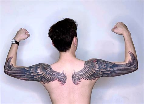 Mechanical Wings Tattoo