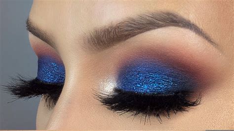 Royal Blue Glitter Makeup | Saubhaya Makeup