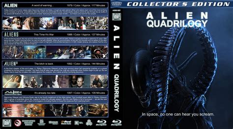 Alien Quadrilogy - version 2 - Movie Blu-Ray Custom Covers - Alien Quad ...