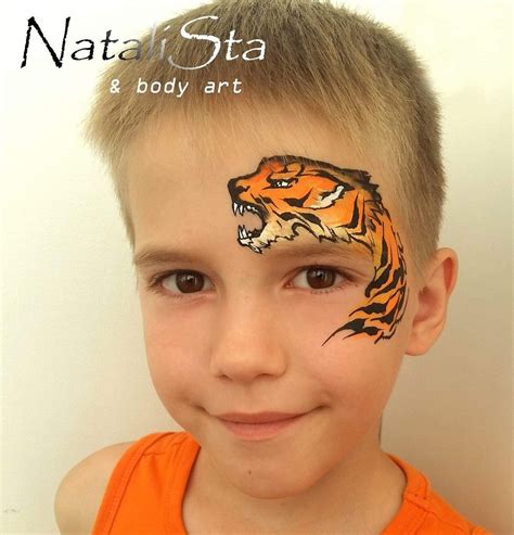 Tiger Eye Wrap Face Paint Set, Face Painting For Boys, Face Painting Easy, Face Painting Designs ...