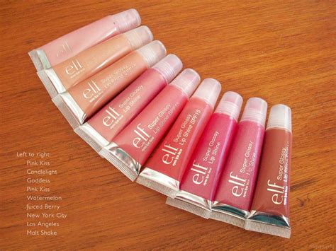 Swatches Review: Elf Super Glossy Lip Shine SPF 15 BEAUTY, 55% OFF