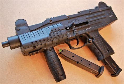 EKOL ASI UZI 9mm Full Auto Blank Gun with Extended Magazine — Replica ...