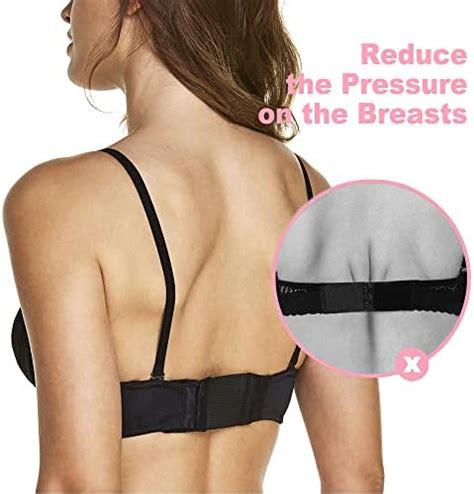 Anydzz 6Pcs Comfortable Bra Extender, Bra Extension with Storage Case, Soft and Elastic Brasier ...