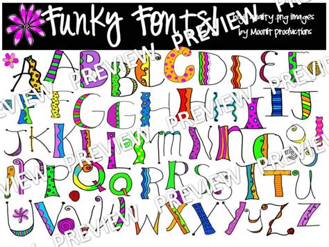 Funky Fonts COMBO PACK | Etsy