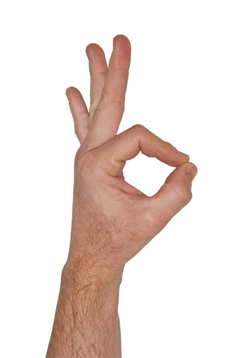 OK hand sign | OK hand sign isolated on white withc clipping… | Flickr