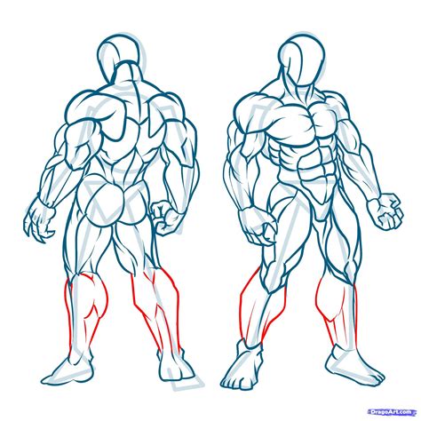 Male_scetch_11 | How to draw muscles, Figure drawing reference, Human ...