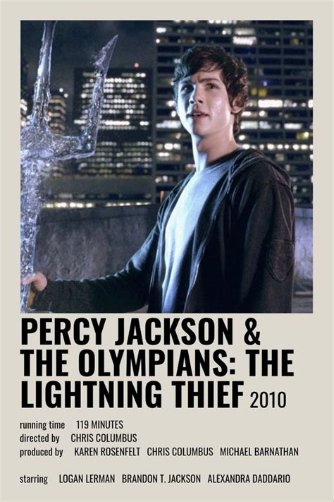 Percy Jackson & The Olympians: The Lightning Thief Polaroid Poster | Movie poster wall, Film ...