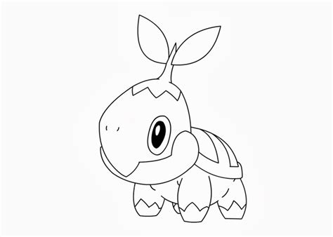 Turtwig Coloring Page at GetColorings.com | Free printable colorings pages to print and color