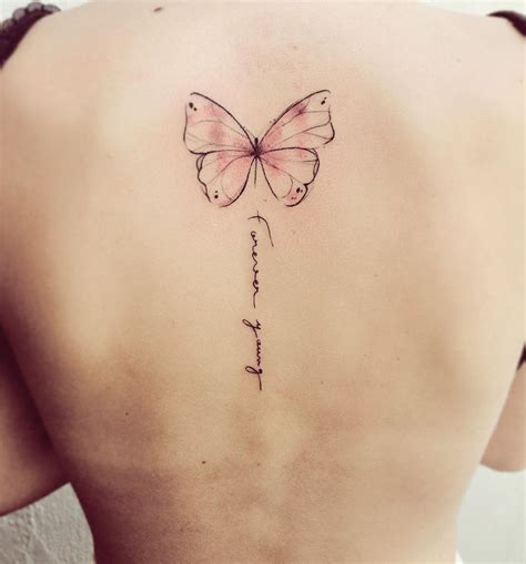 Pequeño Tatuajes Mariposas Acuarela