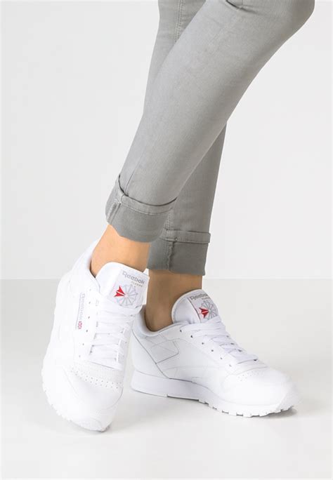 Reebok Classic CLASSIC LEATHER CUSHIONING MIDSOLE SHOES - Sneakers basse - white/bianco - Zalando.it