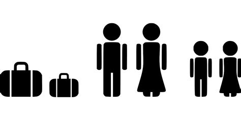 SVG > people luggage girl vacation - Free SVG Image & Icon. | SVG Silh