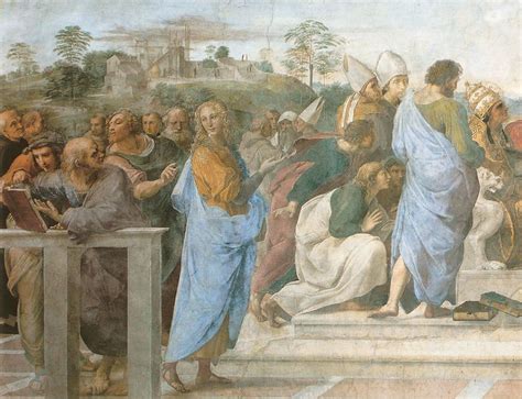 1509.Raphael (1483-1520) Disputation of the Holy Sacrament. Stanza della Segnatura. fresco ...
