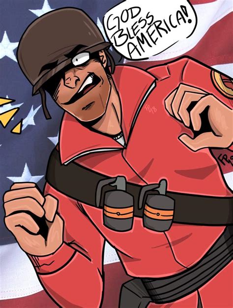 “God bless America!” [Soldier Fanart] | Team Fortress 2 Amino