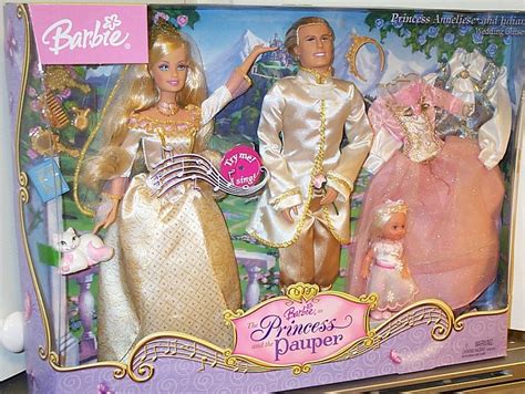 Barbie as The Princess and the Pauper/Princess Anneliese and Julian Wedding Gift Set | Barbie ...