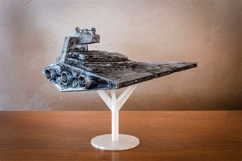 Imperial Star Destroyer Star Wars Spaceship Model 3D - Etsy