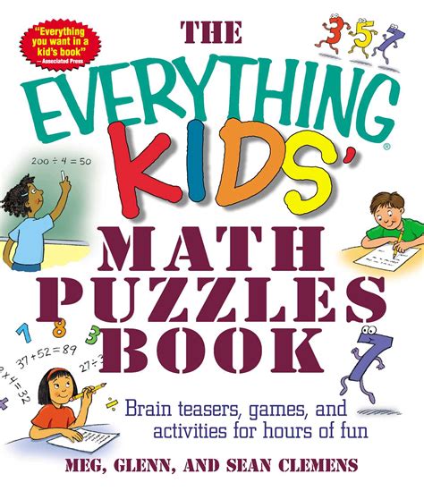 The Everything Kids' Math Puzzles Book | Book by Meg Clemens, Sean Glenn, Glenn Clemens, Sean ...