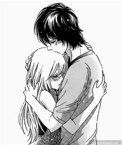 Anime Hug Drawing at PaintingValley.com | Explore collection of Anime ...