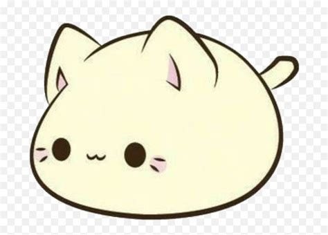 Cat Kawaii Blob Sticker By U2022u2022moonu2022u2022 - Soft Emoji,Blob ...