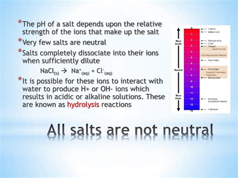 PPT - pH of Salts PowerPoint Presentation, free download - ID:2866899