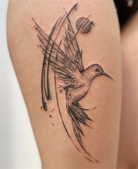 Realistic Hummingbird Tattoo Gallery