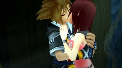 Sora x Kairi - First Kiss MMD - YouTube