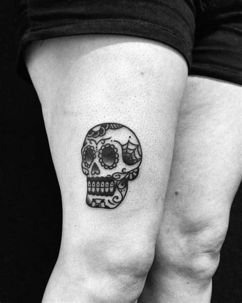 Mexican skull tattoo