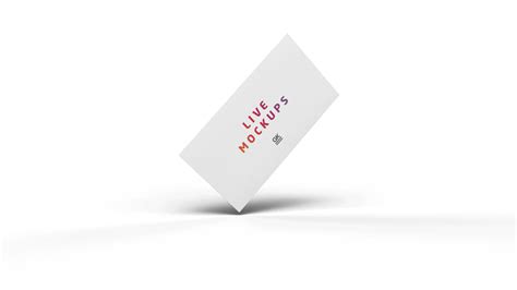 Animated Business Card Mock-up - GK Mockups Store