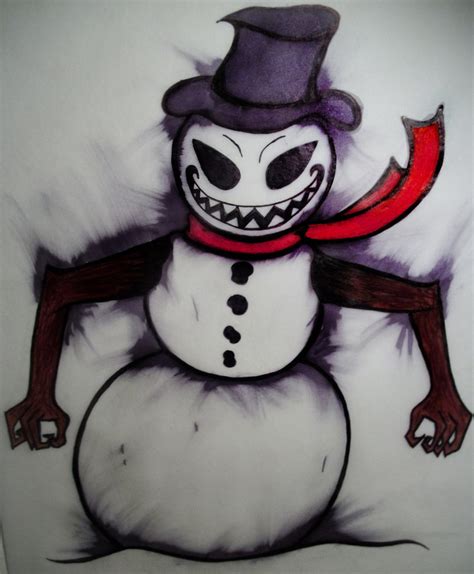 Evil Snowman Drawing at GetDrawings | Free download