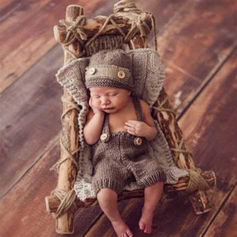 Accesorios de fotografía para recién nacidos, Retro Para sesión de fotos de bebés, sombrero ...