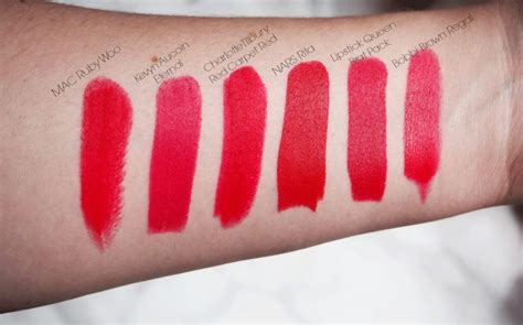 Charlotte Tilbury Red Carpet Red Matte Revolution Lipstick Dupes - All In The Blush Mac Lipstick ...