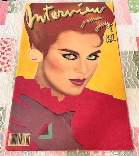 INTERVIEW MAGAZINE ANDY Warhol Grace Jones Ad Devine Moira Moynihan 1982 $45.00 - PicClick