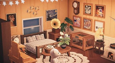 Cottage core log home decoration set Animal Crossing New Horizons Games ...