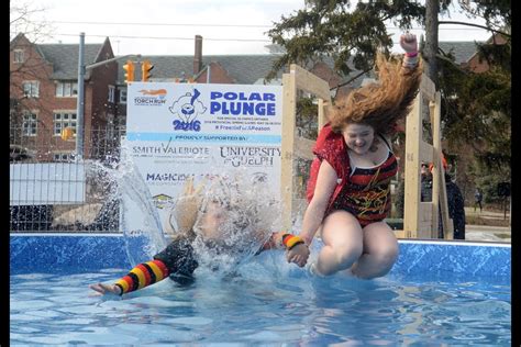 Polar Plunge fundraiser draws big crowd (10 photos) - Guelph News