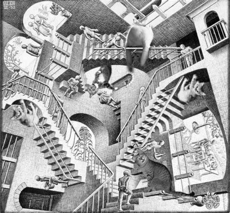 // Architectural LOLCATS | Mc escher art, Escher art, Weird art