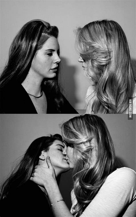 A pic that is sure going to break the Internet: Lana Del Rey and Jennifer Lawrence kissing. WHAT ...