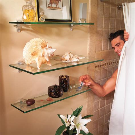 Easy Yet Professional Guide to Installing Glass Wall Shelves ...