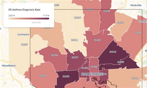 Baltimore City Zip Code Map | Campus Map