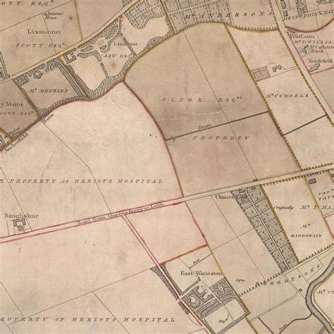 Old Map of Edinburgh and Leith Scotland 1804 Very Rare - Etsy